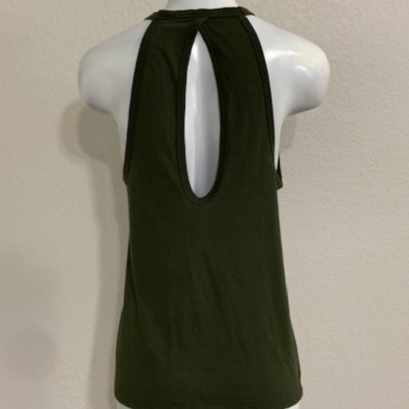 Victoria's Secret Tops - Victoria Sport Loden Green Keyhole Back Tank Small